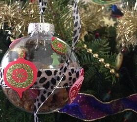 DIY Dog Treat Filled Ornaments