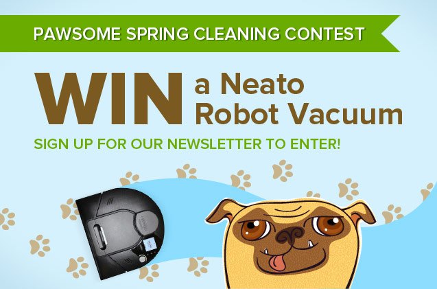pawsome neato spring cleaning contest