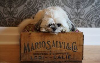 DIY Vintage Crate Dog And Cat Beds