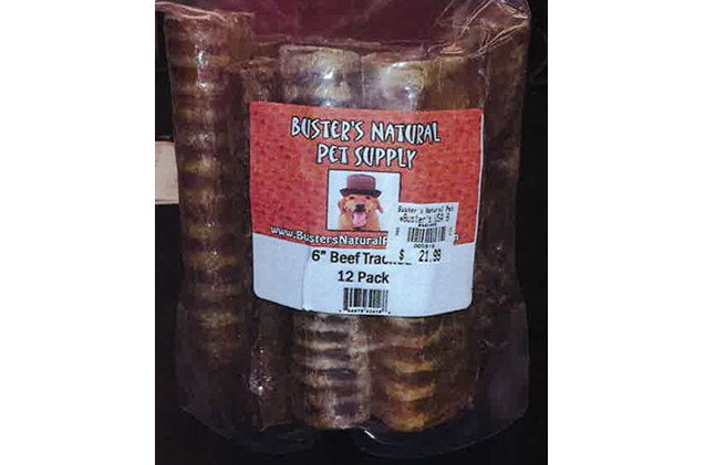 buster s natural pet supply beef trachea dog treats recall