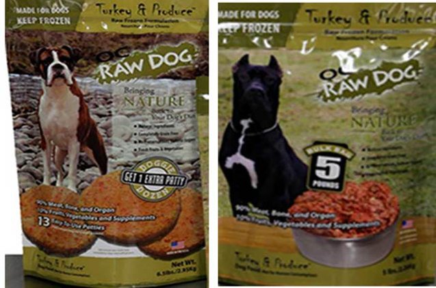 oc raw dog recalls turkey produce raw frozen canine formulation