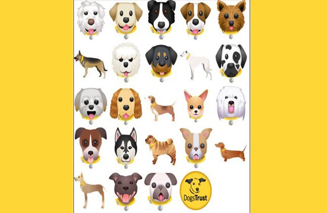 text a woof dogs trust launches first ever canine emojis
