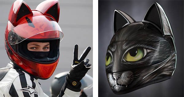 we re all ears for the neko cat ears motorcycle helmet