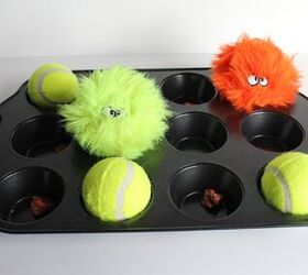 Diy tennis ball dog 2024 toy