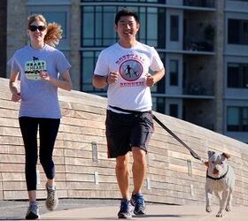 Dogs and Joggers Pound the Pavement for Fitness and Forever Homes