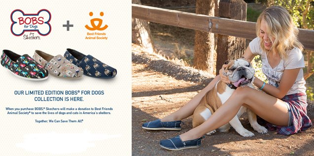 skechers cool kicks give best friends animal society a foot up