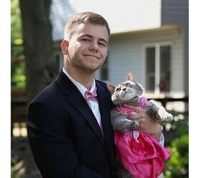 Teen Takes His Cat to the Purrom