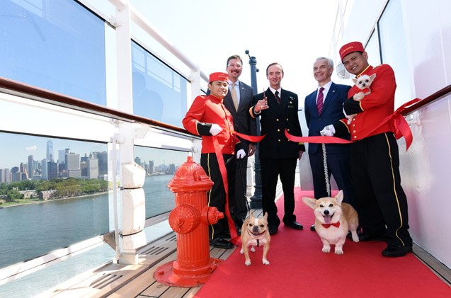 pet friendly luxury cruise liner makes its u s debut