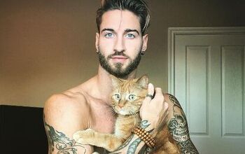 MEOW! Hot Model Loves His Adorable Cat