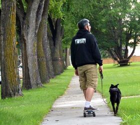 get stoked to go skateboarding with your dog