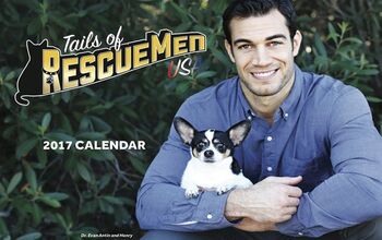 Hunks and Hounds Pose for 2017 Rescue Men Calendar
