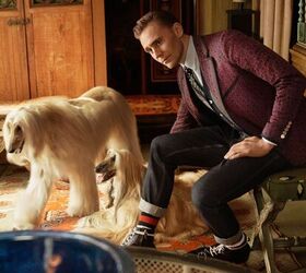 hunky tom hiddleston hanging out with a few new blondes
