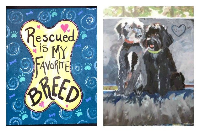 paint a pet portrait to support streetdog foundation