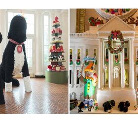 Presidential Pups Decorate the White House Lawn for the Holidays
