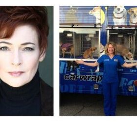 Actor Carolyn Hennesy Hitches a Ride in the Lucy Pet Foundation Mobile