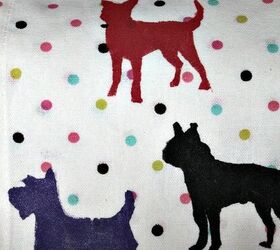 diy decorative dog dish towels
