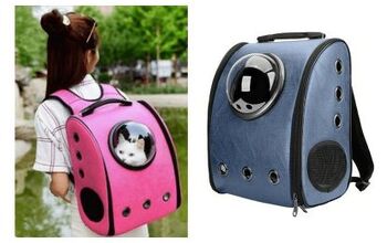 Texsen’s Futuristic Travel Bubble Pet Backpack Offers a Spectacular 