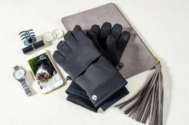 kickstarter gloves keep you warm while you scoop the poop
