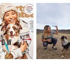 Chloe Kim Shares Her Gold Win With Her Adorable Mini Aussie