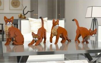 You Need These Life-Sized Lego-Like Cats!