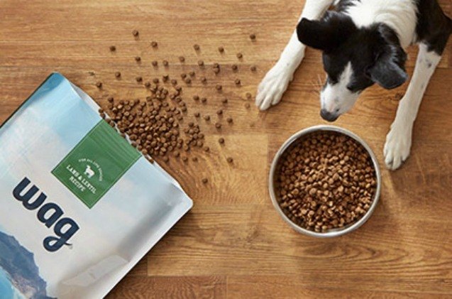 amazon introduces wag a new dog food available to prime subscribers