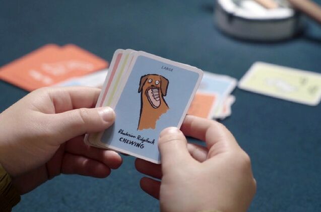 dodgy dogs card game celebrates badly behaved canines