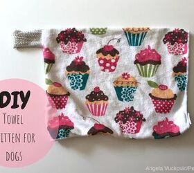 DIY Towel Mitten for Dogs