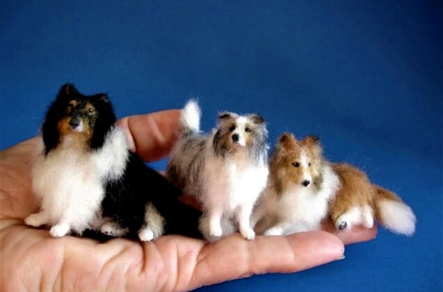 touching memorial miniatures of pets offer comfort to grieving pet parents