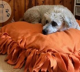 DIY No-Sew Pet Bed