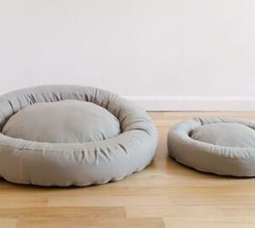 go green this stylish pet bed is made from recycled plastic bottles