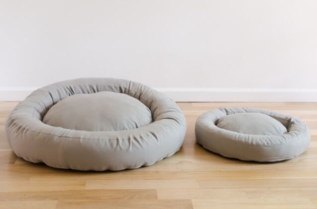 go green this stylish pet bed is made from recycled plastic bottles