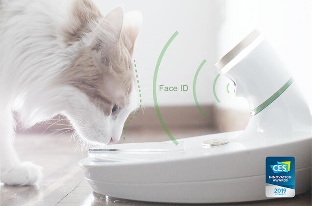 this ai powered cat food bowl uses face id to stop kibble thieves