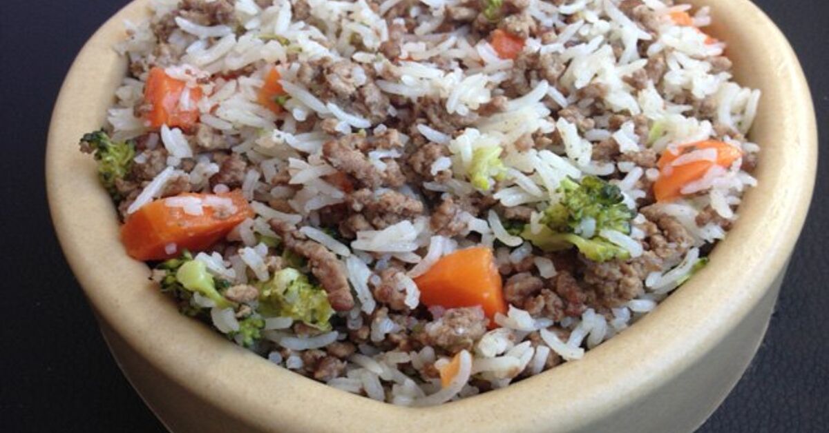 Beef and Rice Stir Fry Dog Food Recipe | PetGuide