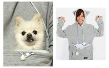 Snuggle With Your Pet 24/7 In This Kangaroo Hoodie
