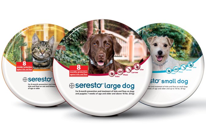 seresto collar offers tick and flea control for 8 months