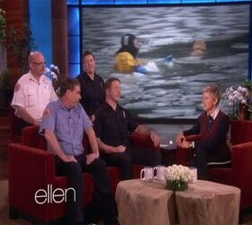 Ellen Rewards Firefighters Who Pulled Dog Out Of Icy River With A Cari