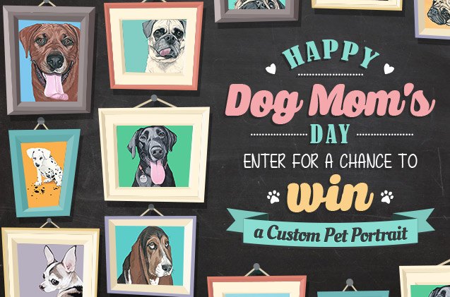 happy dog moms day contest
