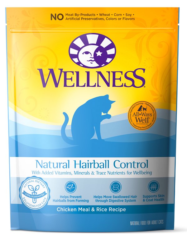 tame your cats hairballs with wellness natural hairball control for