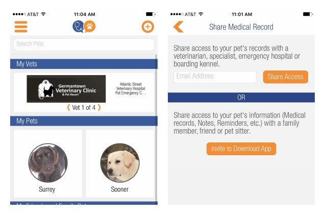 vitusvet app gives you access to your dogs medical records 24 7