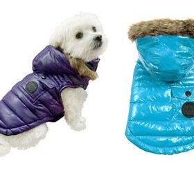 FouFou Dog Wintermantel Für Hunde – Wasserabweisend, Mit Kapuze, Größe S, Rot