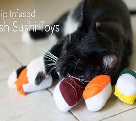 help kickstart foodiekats catnip infused sushi cat toys