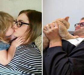 brother one ups his twins baby photo with his kitty interpretations