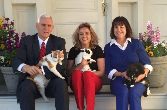 vp pence 8217 s family pays touching tribute to beloved family cat