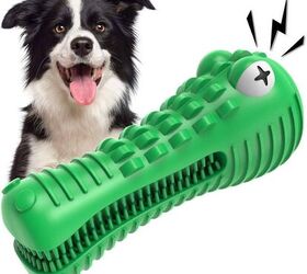 PET CRUFTS DENTAL TEETHER TOOTH DOG TOY HELPS TO MAINTAIN HEALTHY TEETH 