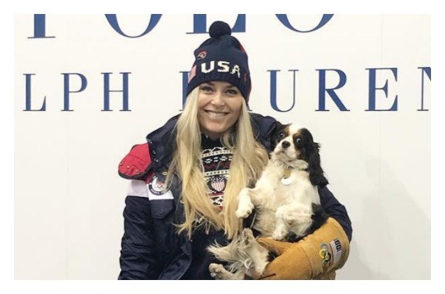 olympian lindsey vonn 8217 s dog has no blinks to give after trip to south korea