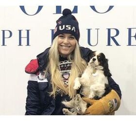 Olympian Lindsey Vonn’s Dog Has No Blinks To Give After Trip To Sout