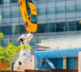new york goes to the dogs with spot a 38 foot statue of a dalmatian