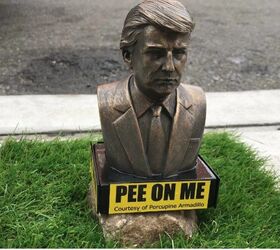 Dogs Make Their Mark on Presidential ‘Pee On Me’ Busts