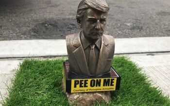 Dogs Make Their Mark on Presidential ‘Pee On Me’ Busts