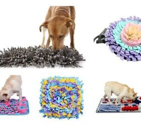 Dog Snuffle Blanket Pet Interactive Mat Nosework Feeding Mat Treat Dispenser Natural Foraging Toys for Small Large Dogs Cats Rabbits 